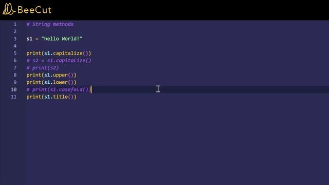 Matcha Code - Python基礎教學 - String Method - part1 смотреть онлайн