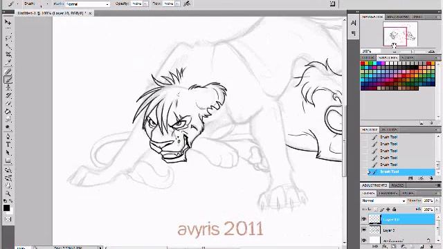 Drawing in Photoshop CS4- Step off смотреть онлайн