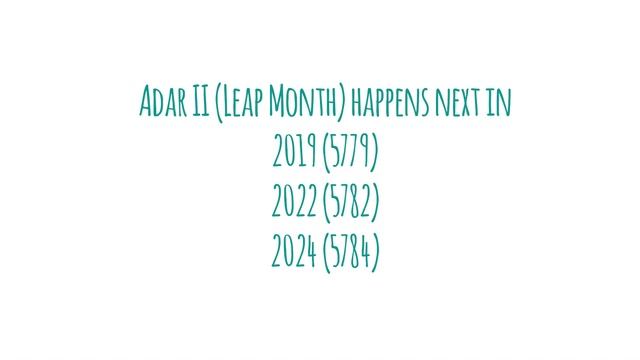 Why Does The Jewish Calendar Change Every Year?