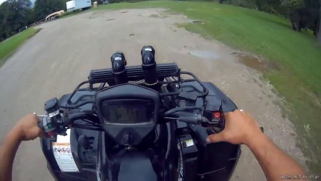 First vlog on the king quad 450 ...gitup git2 pro смотреть онлайн