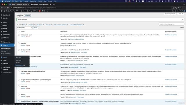 BEST WAY TO Modifying Your Site's User Roles In. WordPress 2023 смотреть онлайн