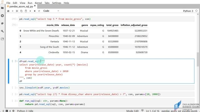 สอน pandas: การเชื่อมต่อกับ Azure SQL Database смотреть онлайн