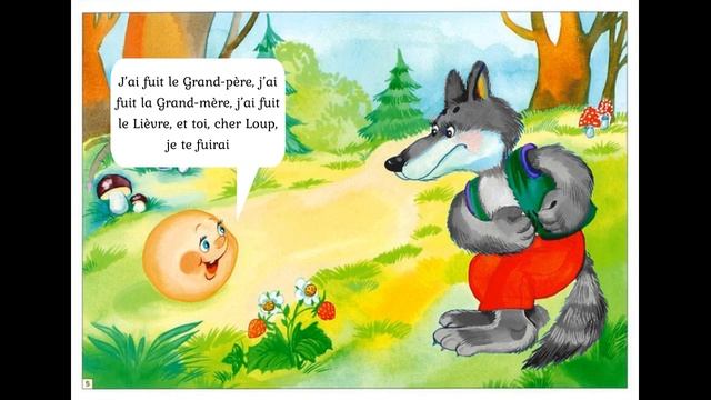 Сказка Колобок с французскими субтитрами смотреть онлайн