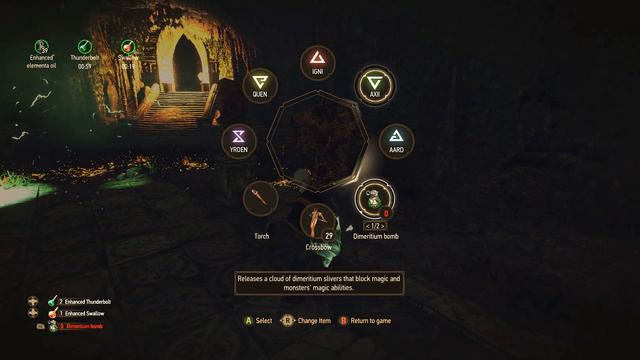 The Witcher 3 - Fighting The Ifrit смотреть онлайн