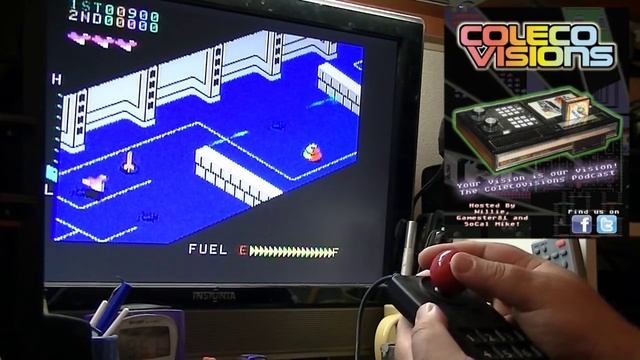 The ColecoVisionUT! Colecovision flashback gameplay with modded controller! смотреть онлайн