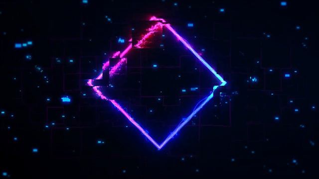 4k Cyberpunk Glitchy Neon hi-tech Background - Free Stock Footage, Copyright Free, Loop 30-sec смотреть онлайн