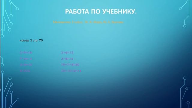 Табличное умножение и деление. Умножение числа 2 и на 2. 2-класс смотреть онлайн