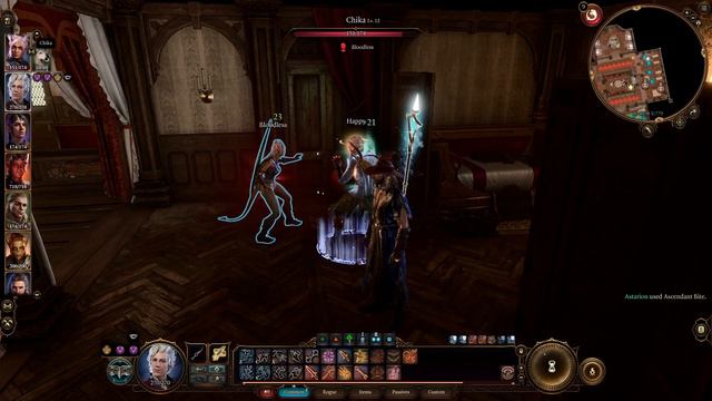 Baldur's Gate 3 - The Dark Urge and Astarion biting each other смотреть онлайн