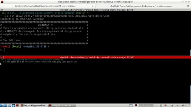 DOCKER SWARM - 1. INITIALISATION DU CLUSTER смотреть онлайн