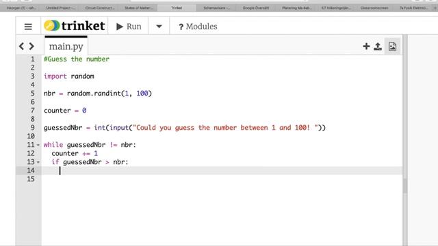 05 Learn Python by Examples: Guess the right number смотреть онлайн