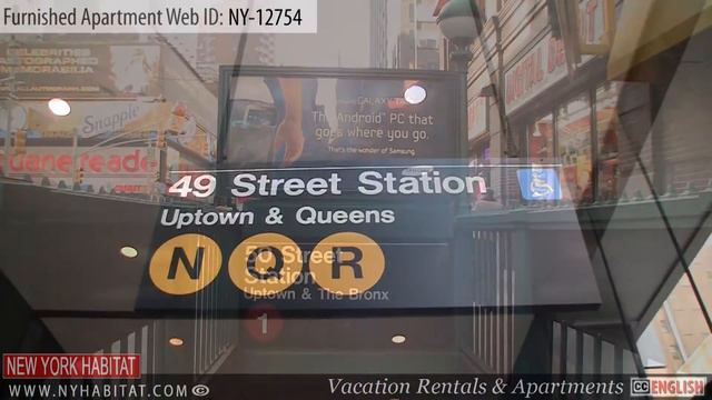 New York City - Video tour of a furnished apartment on West 51st Street (Midtown West - Manhattan) смотреть онлайн