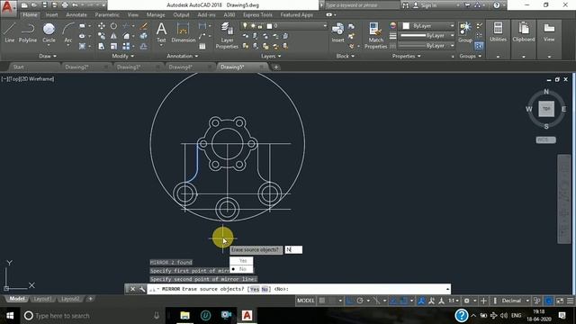 Cad cam institute | Autocad 2d drawing Exercise 22 | Autocad смотреть онлайн