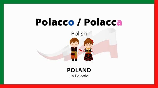 Nationality with the country in italian | Learnself Lingua смотреть онлайн