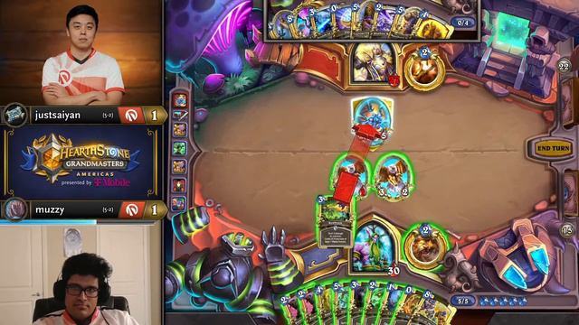 justsaiyan vs muzzy - Group B Decider - Hearthstone Grandmasters Americas 2020 Season 1 - Week 1 смотреть онлайн