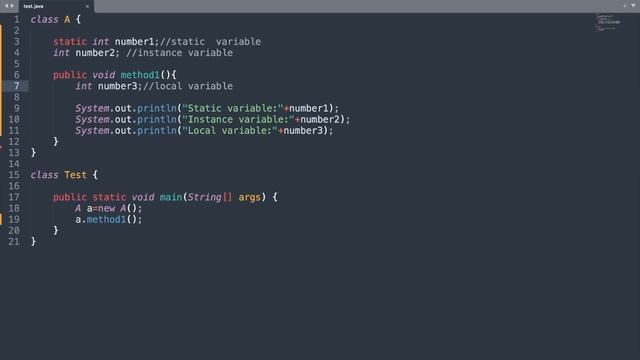 Difference Between Instance, Static and Local Variables in Java | Java Tutorial for Beginners смотреть онлайн