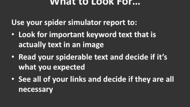 Use a Spider Simulator - SEO Tip from Kutenda смотреть онлайн