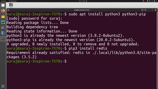Python Import Error ModuleNotFoundError : No Module Named Redis In Ubuntu Linux смотреть онлайн