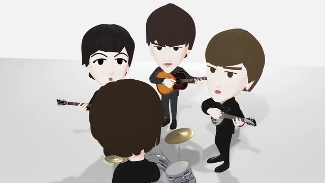 I'm Happy Just To Dance With You すてきなダンス - The Beatles karaoke cover смотреть онлайн