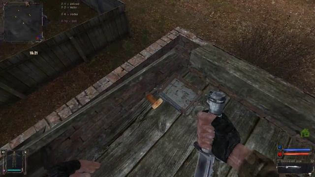 Stalker "Золотой шар или приключения Жекана завершение" схрон в деревне новичков смотреть онлайн