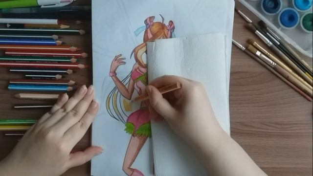 Flora Believix | Winx Club | Speed Drawing | Рисую Флору | Флора Беливикс | Клуб Винкс смотреть онлайн