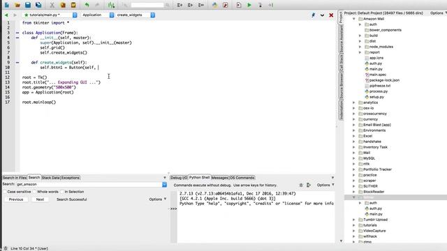 Python Tkinter Tutorial #1 - Button Configuration смотреть онлайн