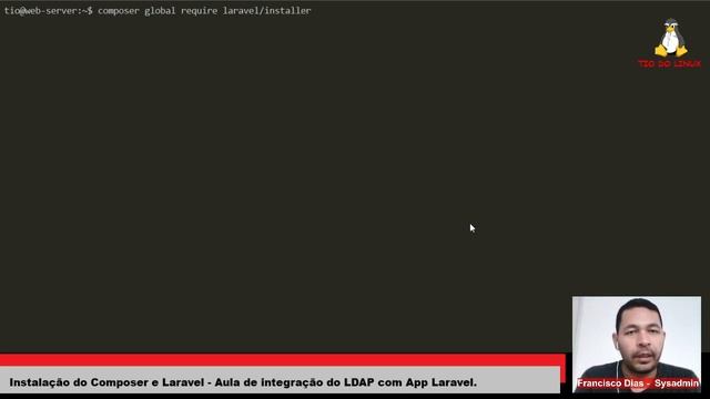 Instalação do Composer e Laravel - Aula de integração do LDAP com App Laravel. смотреть онлайн