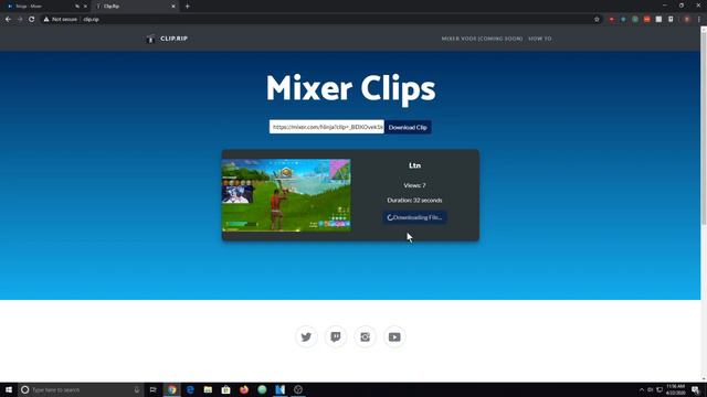 How to Download any Mixer Clip! Easy MP4 Download at Clip.Rip смотреть онлайн