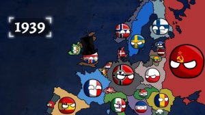 History of Europe (1900-2021) Countryballs