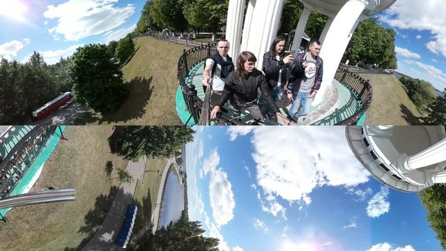 Набережная г. Ярославль река Которосль впадает в Волгу смотреть онлайн