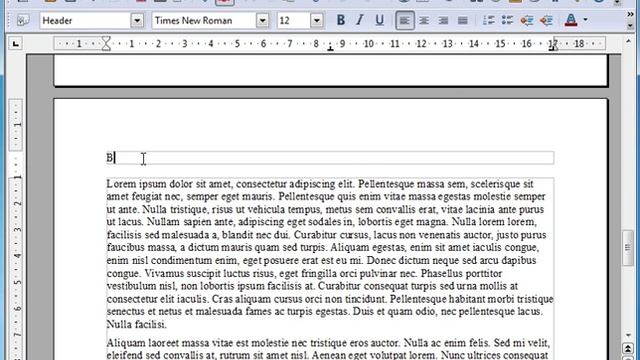 Open Office Page Numbers смотреть онлайн