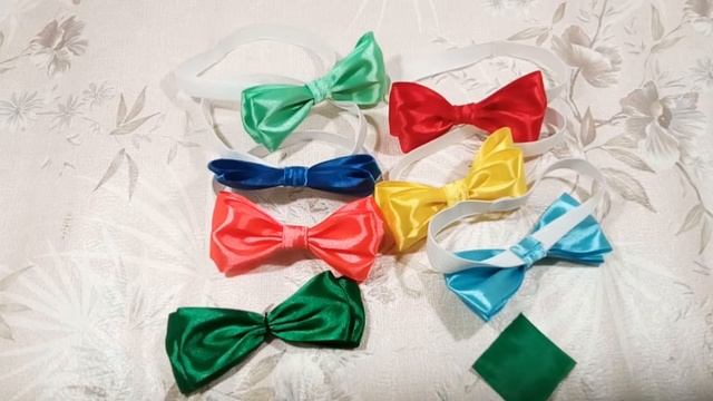 ГАЛСТУК в форме бабочки с резинкой / МК смотреть онлайн