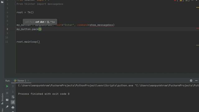 #4. Python Programming Tkinter (Creating a message Box) смотреть онлайн