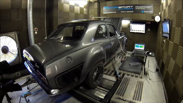MK1 Escort with Zetec Blacktop and Omex TB's On the Dyno at Motorsport Developments смотреть онлайн