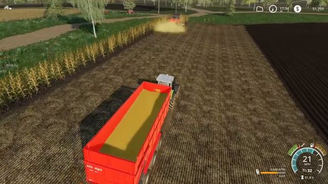 Corn - Episode 16 - Old Kiwi Farm Animals Only Series - Farming Simulator 19 смотреть онлайн