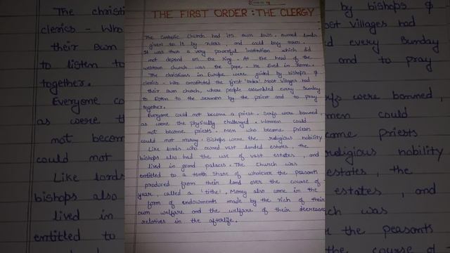 class11 history project file [The three orders] very simple and easy смотреть онлайн