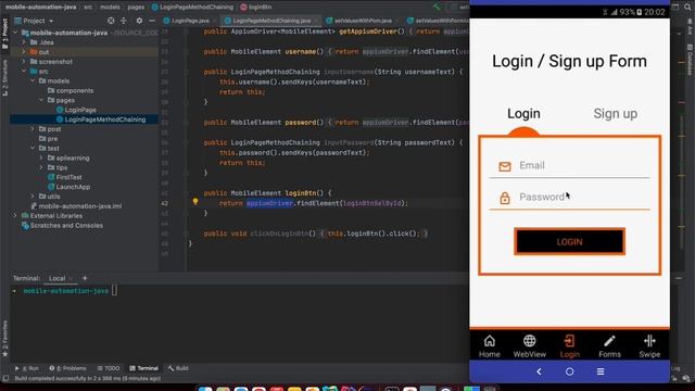Mobile Automation | Lesson 27 | Method chaining in Page Object смотреть онлайн