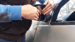 Как снять зеркало заднего вида Renault Duster