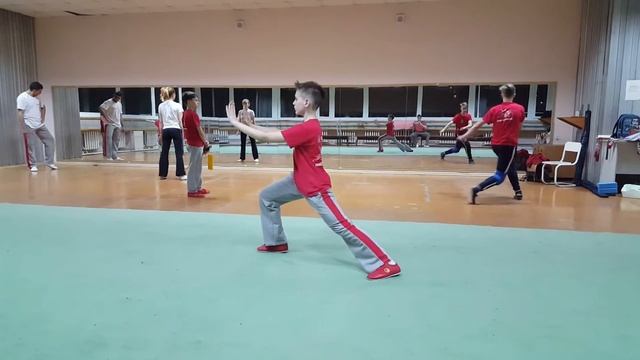 24 forms Taijiquan. Alexey Sukhovey, 11 years old смотреть онлайн