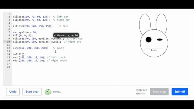 How to do Khan Academy Computer Programming Challenge: Bucktooth Bunny смотреть онлайн