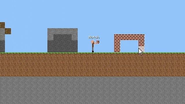 Minecraft 2D - Java - Changable skins, foreground/background смотреть онлайн