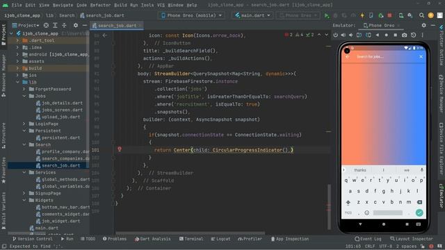 Firebase Search Query & Filter Tutorial | Flutter Fiverr & Linkedin Clone App Development Tutorials смотреть онлайн