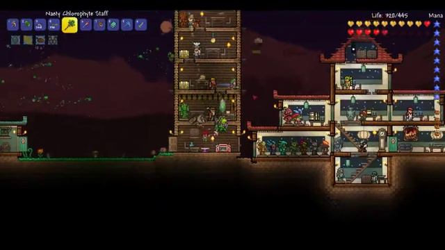 Terraria Thorium mod+Tremor mod;Jungle Dungeon and Blood moon смотреть онлайн