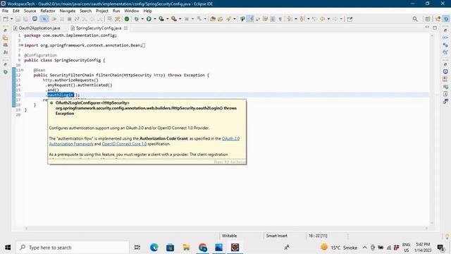 Oauth2.0 : Spring Security | With Google Example | Java | Spring Boot | Oauth2.0 Implementation смотреть онлайн
