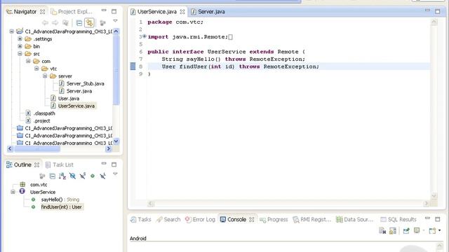 VTC Player Advanced Java Programming Java SE 7, Writing the Server смотреть онлайн