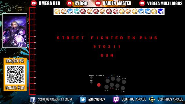 Street Fighter EX Plus (Arcade) Desbloquear Todos Os Personagens Secretos!