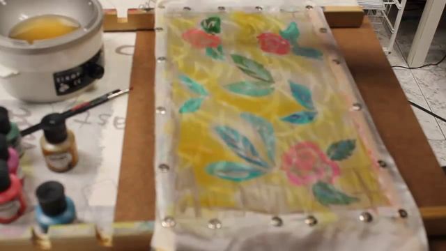 Batik sobre seda en Star Taller Creativo, vídeo 4 смотреть онлайн
