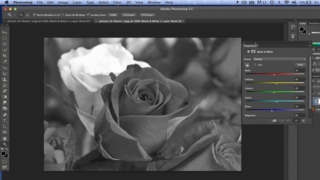 Adobe Photoshop CC Tutorial - Color Splash Effect (For Beginners) смотреть онлайн