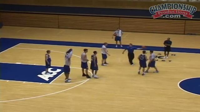 How Duke Basketball's Coach K Teaches Ball Screen Defense! смотреть онлайн