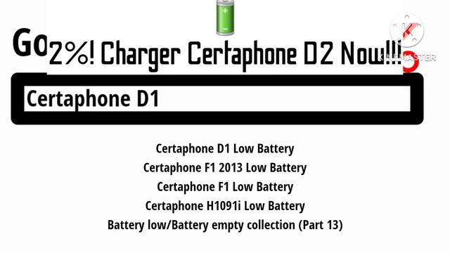 Certaphone D2 Low Battery смотреть онлайн
