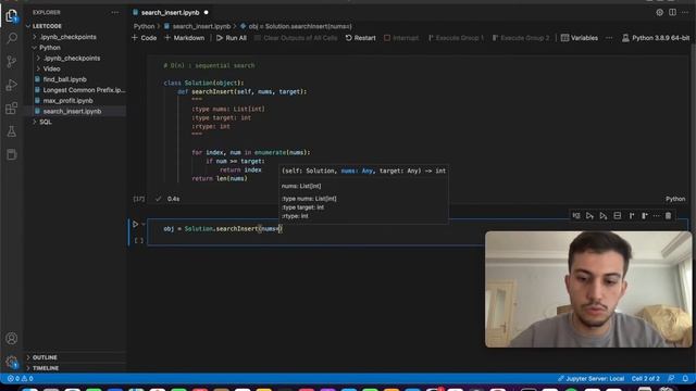 5 - Leetcode - Python - 35. Search Insert Position смотреть онлайн